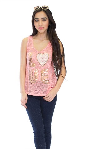 Colorful Tribal Print Self-Tie Button-Down Tank