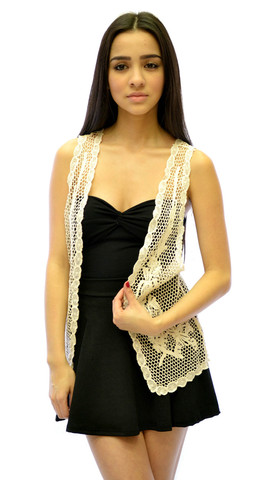 Rainbow Metallic Cropped Knit