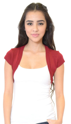 High Low Open Front Three Quarter Sleeves Cardigan