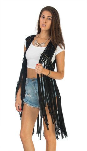 High Low Open Front Three Quarter Sleeves Cardigan