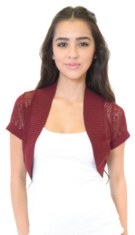 High Low Open Front Three Quarter Sleeves Cardigan