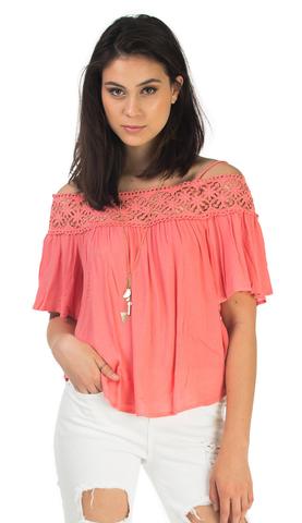 Floral Bow Back Rayon Sleeveless Top